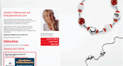 Desktop Screenshot of energieschmuck.com